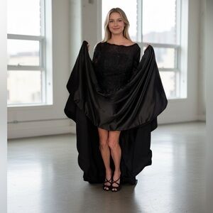 Black Wedding Dress / Evening Gown Size 6 NWT